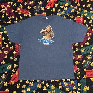 VTG The Goonies Truffle Shuffle Dark Blue Graphic Tee Shirt / Size 2XL